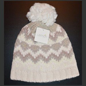 Lemon Fair Isle Beanie